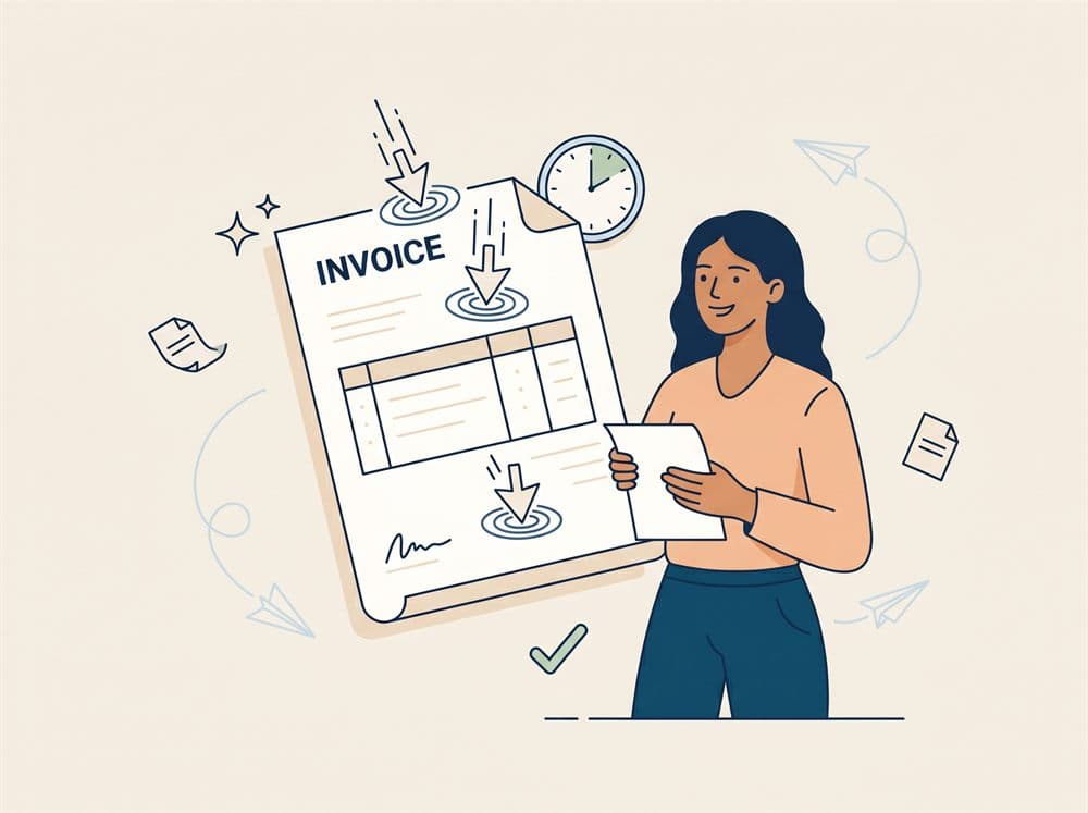 Two-click invoice